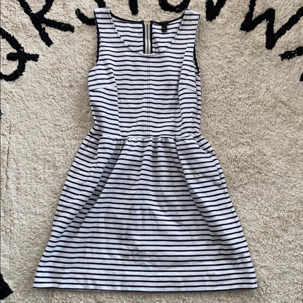 JCrew Factory Striped Dress